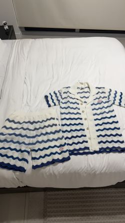 Mens Casablanca Crochet Set Sz s/m