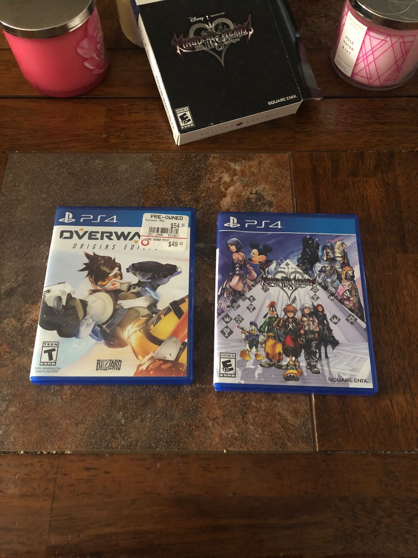 Ps4 games overwatch, kingdom hearts 2.8