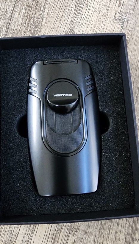 Vertigo Big Buddha Table Lighter Quad Torch Flame Black