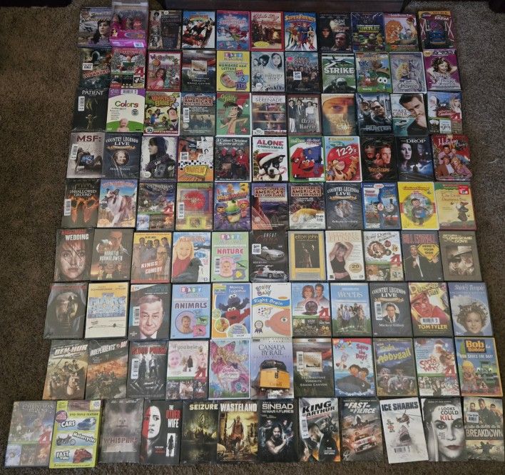 Lot of 100 DVD Movies #3