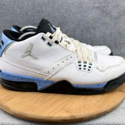 Nike Mens Air Jordan Flight 23 Size 13White Carolina Blue Basketball Sneakers