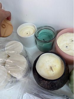Take all 10 candles, melting pitcher, molds, candle wicks and holders candle making kit and candles take all for price listed