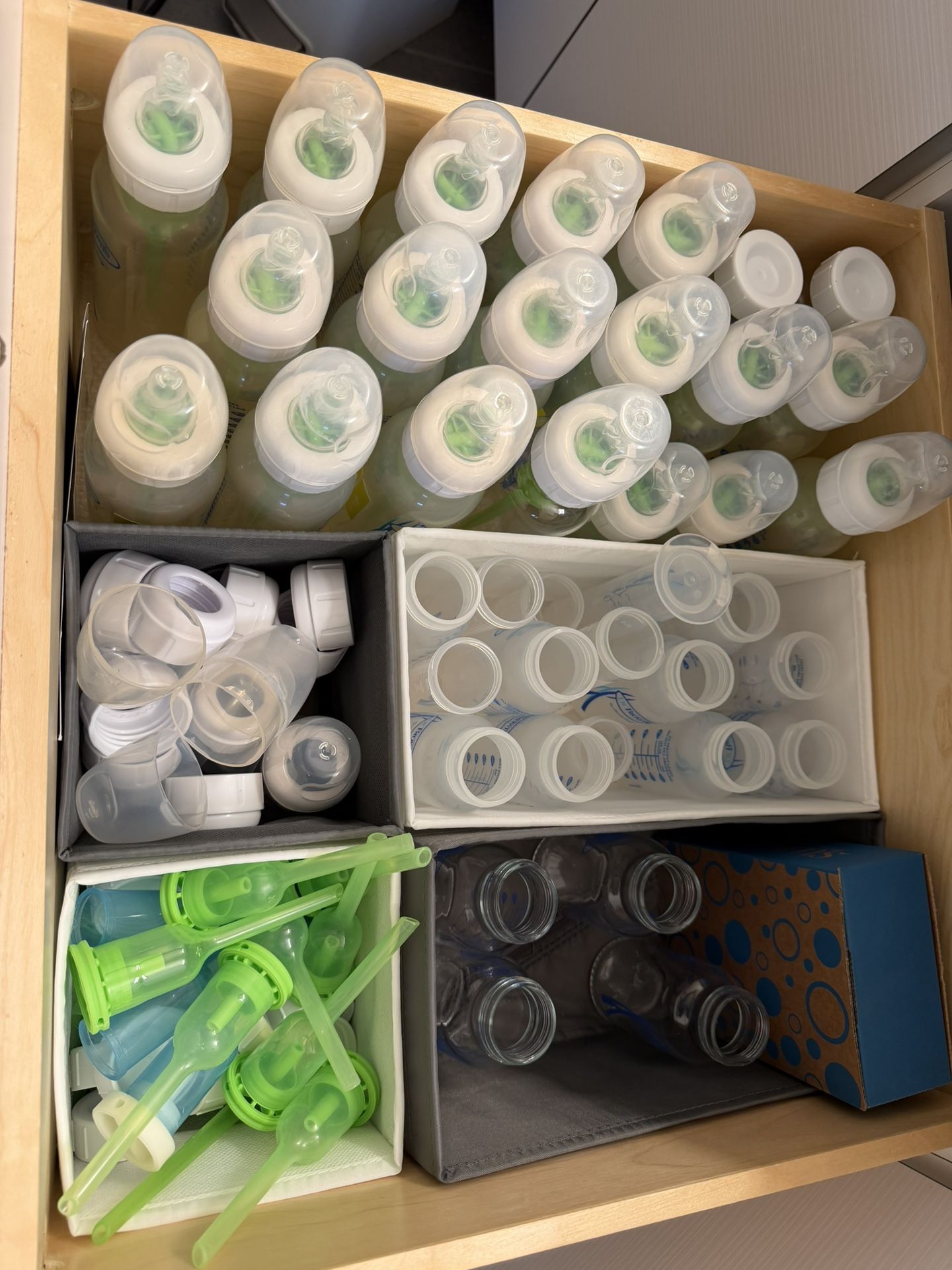 Bundle Of Dr. Brown Baby Bottles, Vent kits, And Nipples