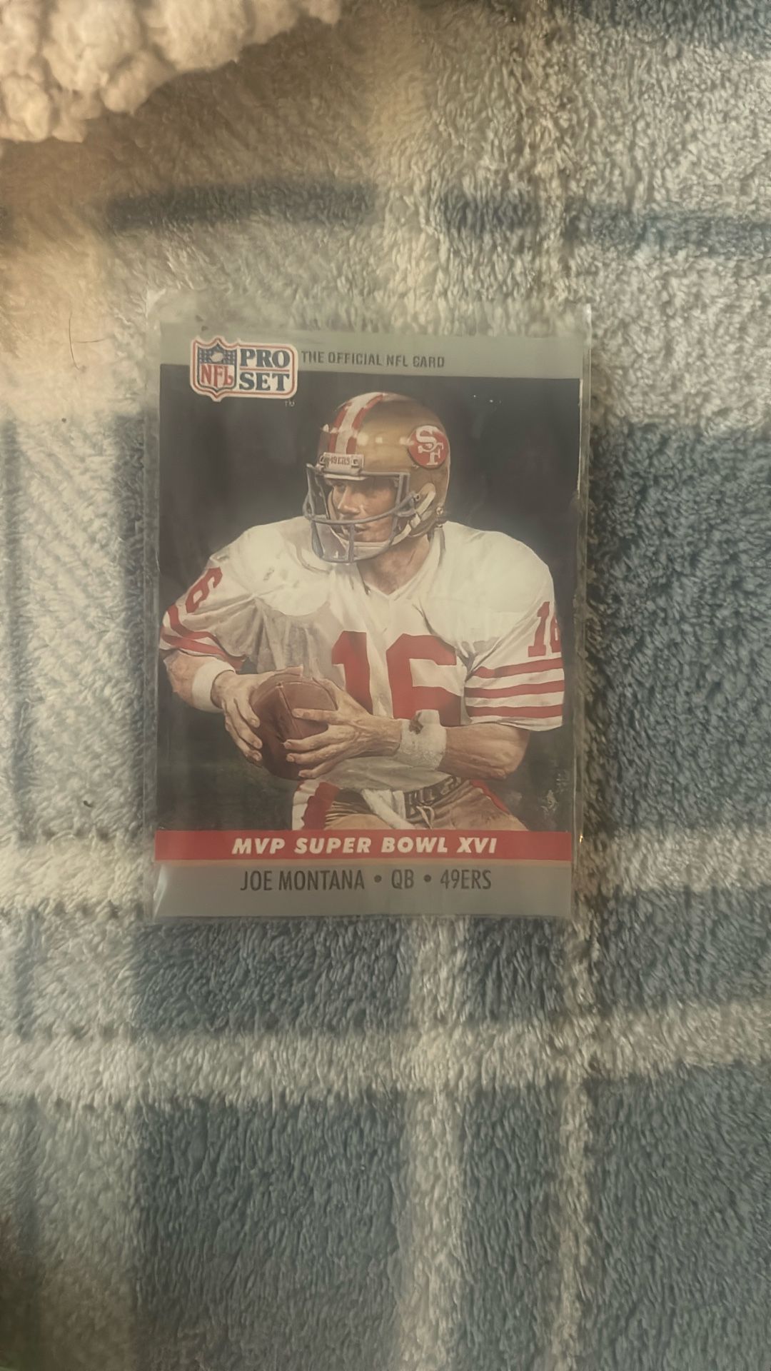 Joe Montana trading card
