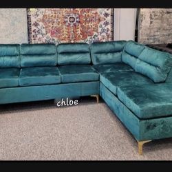 
\ASK DISCOUNT COUPON] sofa Couch Loveseat Living room set sleeper recliner daybed futon 🛎vg Green Velvet  Sectional 