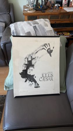 RUSSEL REDMOND "JULIUS CAESAR" LIMITED EDITION HAND SIGNED POSTER
