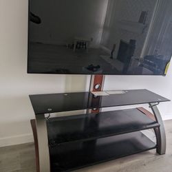 Visio 65 Inch TV And Mounted Stand For Sale