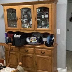 Dining Table And China Cabinet