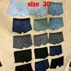 Men's  underwears  (size  30)  -  $2  each  (NEW)