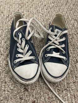 Navy Blue Little Boy Age 4-7  Converse Size 12 