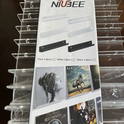 Vinyl Record Wall Mount Display (11 count)