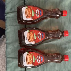 Three Bottles of Lite Pancake Syrup 