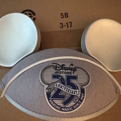 Disney Store 25th Anniversary Mickey Mouse Eat Hat Vintage