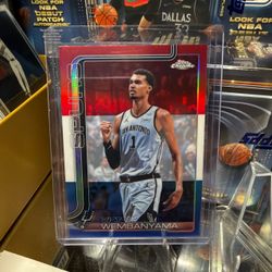 Victor Wembanyama Red white blue refractor