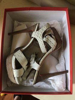 Coach Dani cut snake heels(8)