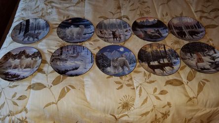 Hamilton Collection - Call of the North plates