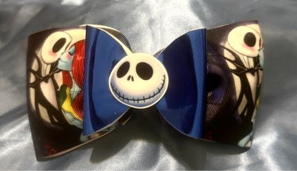 Hair bows  Sally and jack skellington