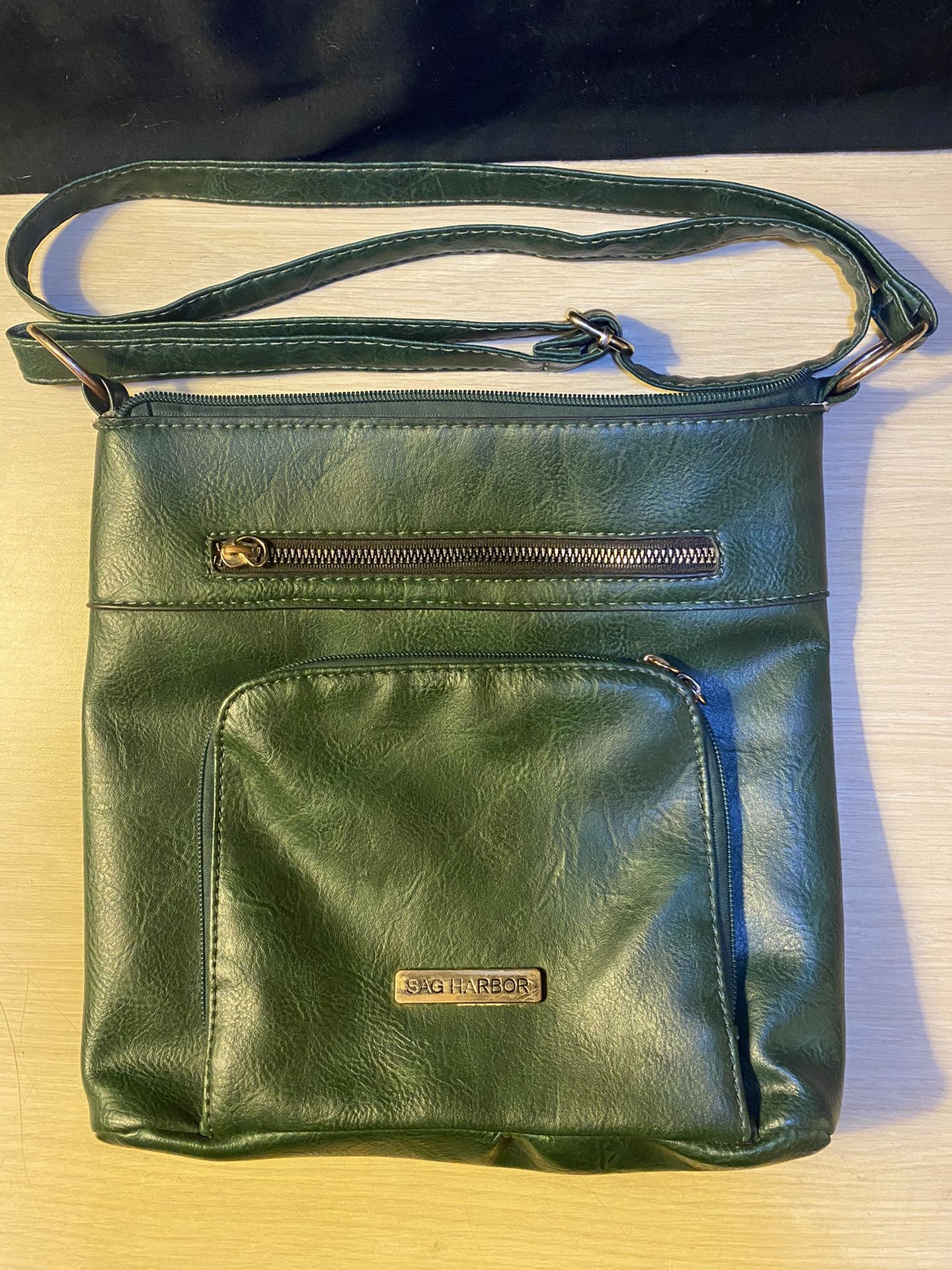 Green Sag Harbor Crossbody Shoulder Bag
