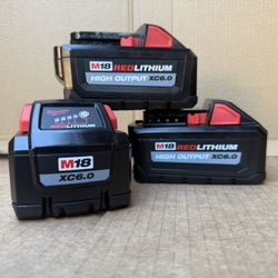 M18 Milwaukee Batteries 
