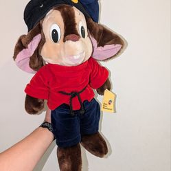 NWT Vintage 1986 Fievel Mousekewitz An American Tail 22" Plush Toy from Sears