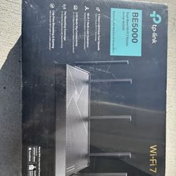 TP Link - Archer BE5000 Dual-Band Wi-Fi 7 Router