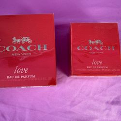 $90 • COACH LOVE EAU DE PARFUM SPRAY FOR WOMEN 30 ml $50 AND 90 ml For $90