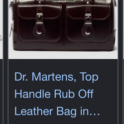 Dr.Martens , too Handke run off leather bag
