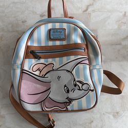 Disney Loungefly Dumbo Stripped  Mini Backpack