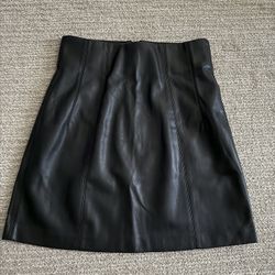Zara faux leather skirt
