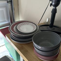 bowl and plate set