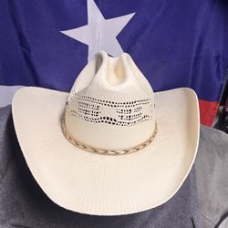 straw Cowboy hat size 7