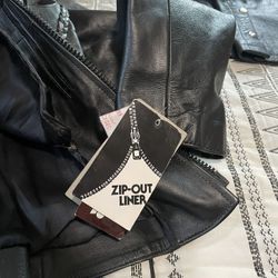 Leather Jacket And Chaps