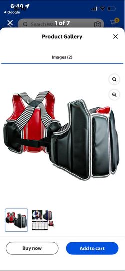 Youth Martial Arts Chest Guard Vest with Hook and Loop Closure for Taekwondo Karate Chest Protector