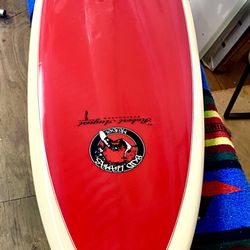 Surfboard 6’5 Robert August 38 Liter Fish In Very Nice Condition