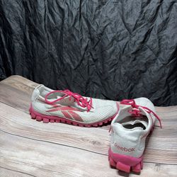 Women’s Pink & Grey Real Flex Reebok- Size 8 