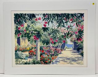 Charles Penny "Summer Garden I" S/N Serigraph