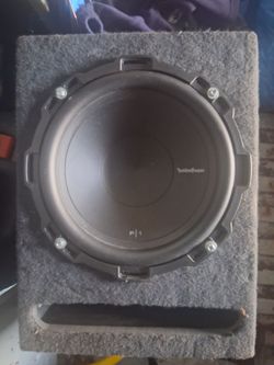 12" inches Rockford fosgate in ported box  $139