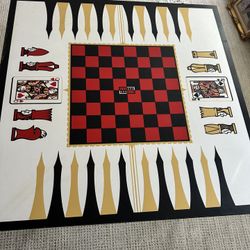 Vintage  1965 Selchow & Righter board game  Table 3‘ x 3‘ 2 feet 