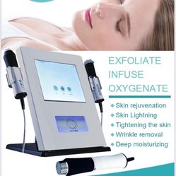 Oxygen /microdermabrasion Facial Device