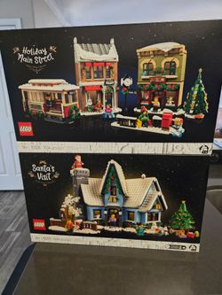 LEGO Holiday Main Street  & Santa's Visit  for $310 or trade lego sets