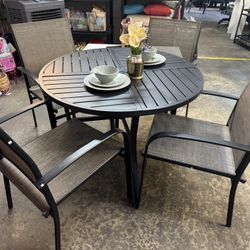Outdoor Table And 4 Chairs New! 
