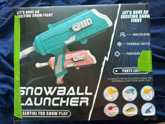 Snowball Launcher Toy Gun Set