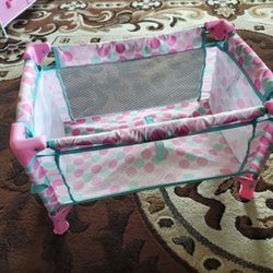 Toy Crib For Play Dolls 