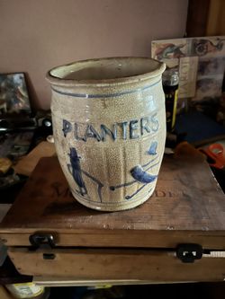 Antique planters jar
