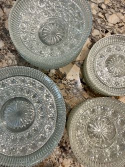 Federal Glass Windsor Buttons & Canes