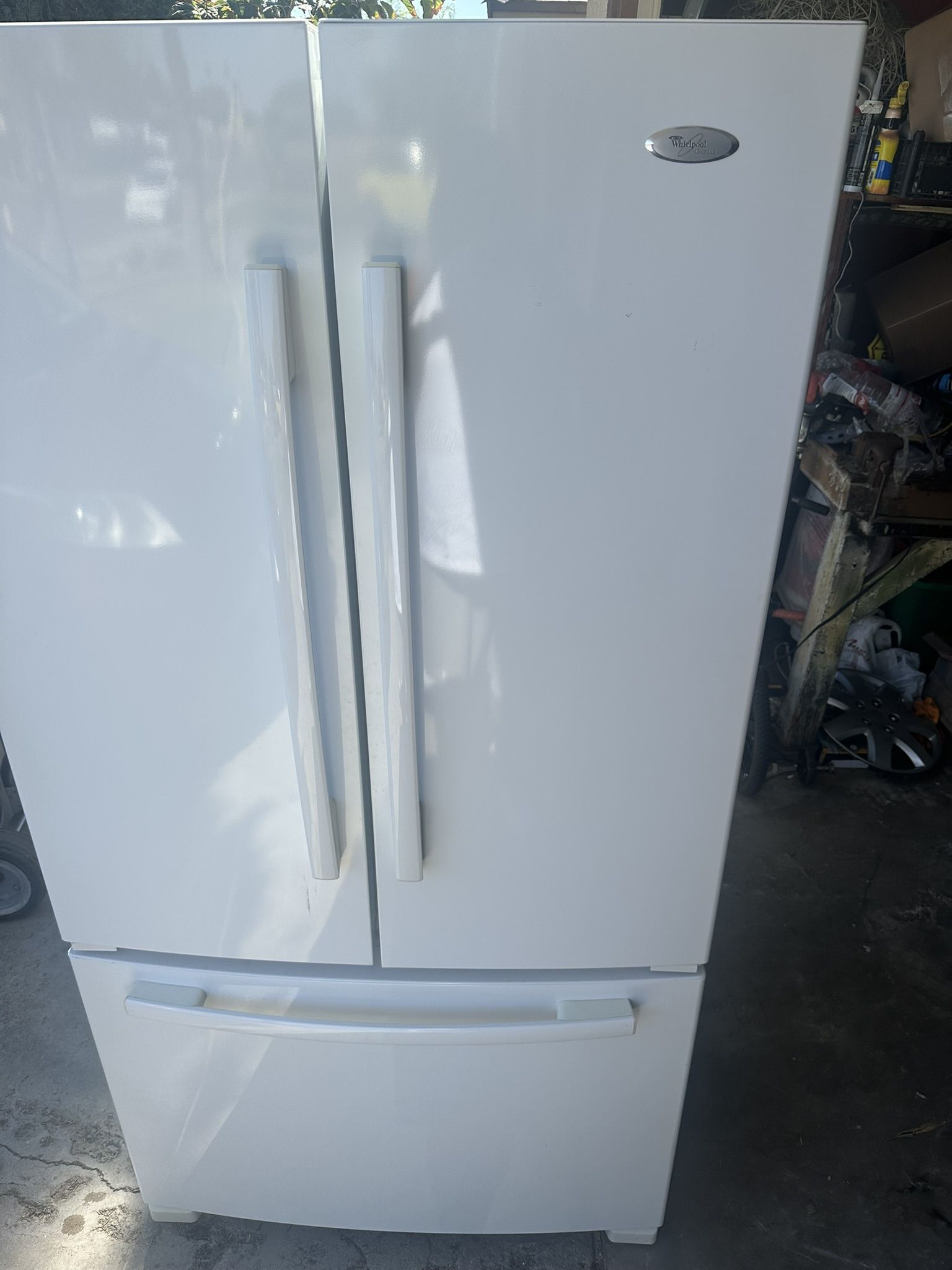 3 Door Whirlpool Fridge, (read Description)