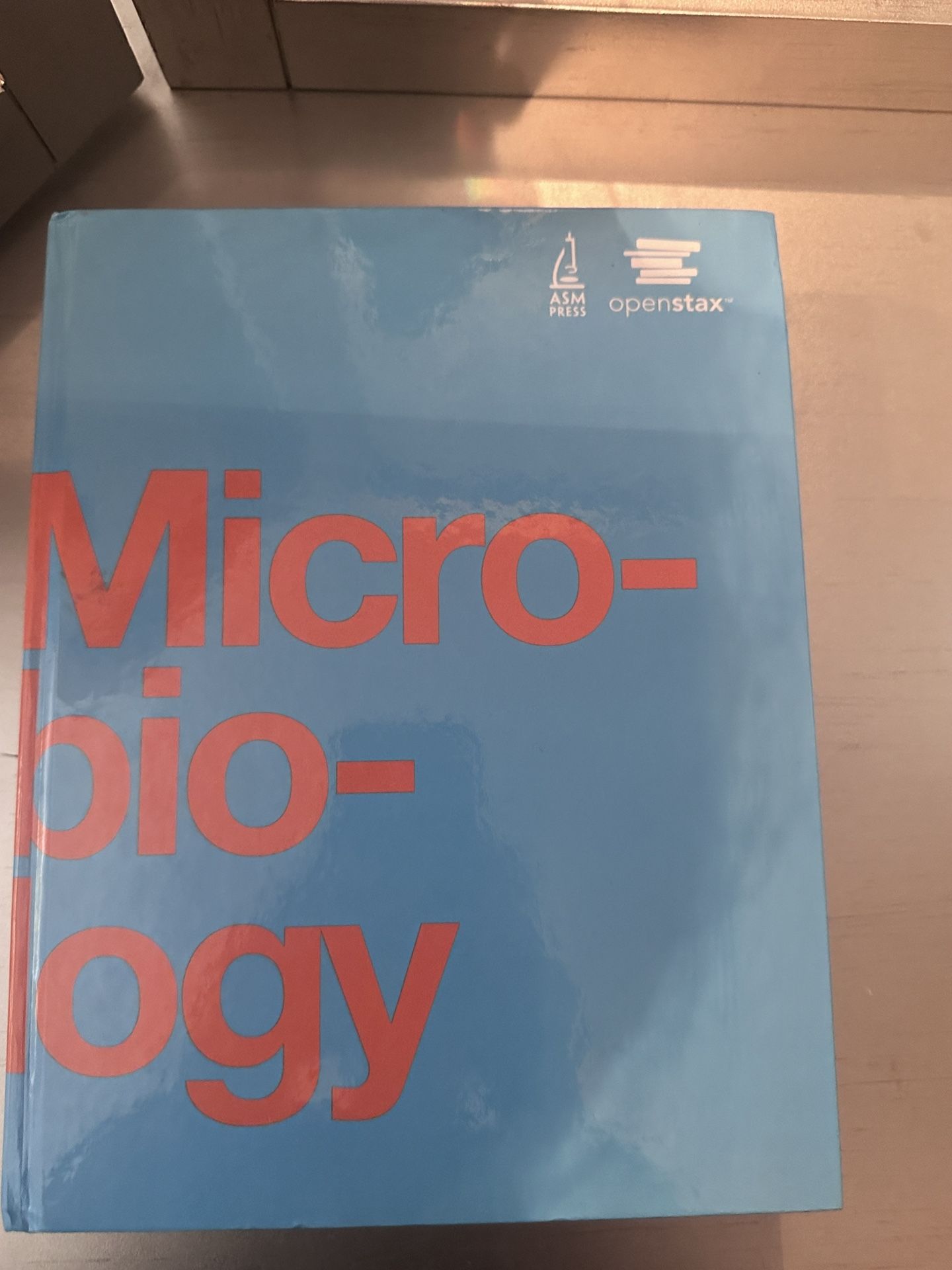 Microbiology Book -openstax -hardcover