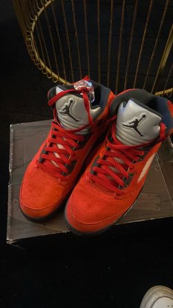 Jordan 5s Retro Raging Bull Red