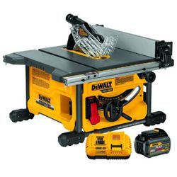 DCS7485T1-	60V MAX TABLE SAW W/BATTERY & CHARGER