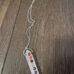 Chakra Necklace Silver
